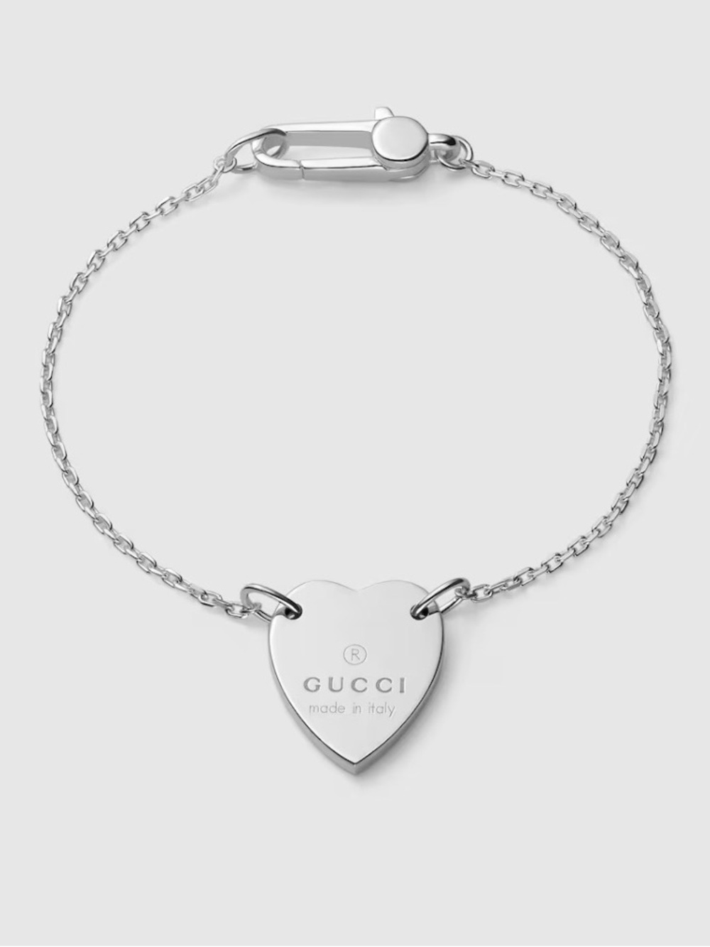 Gucci Silver Heart Tag bracelet - Picture 2 of 5